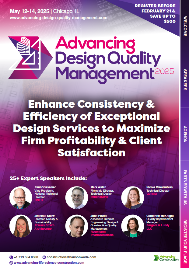 Advancing Design Quality Management 2025 EB1 Brochure